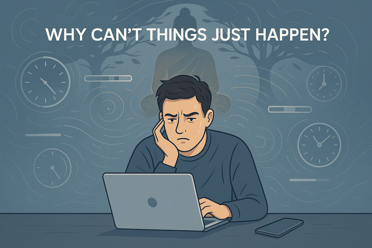 Why Can't Things Just Happen?